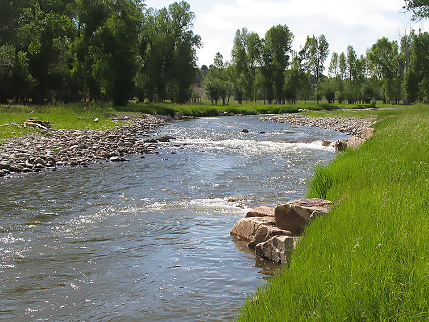 River Restoration by Whinnery Construction in Colorado